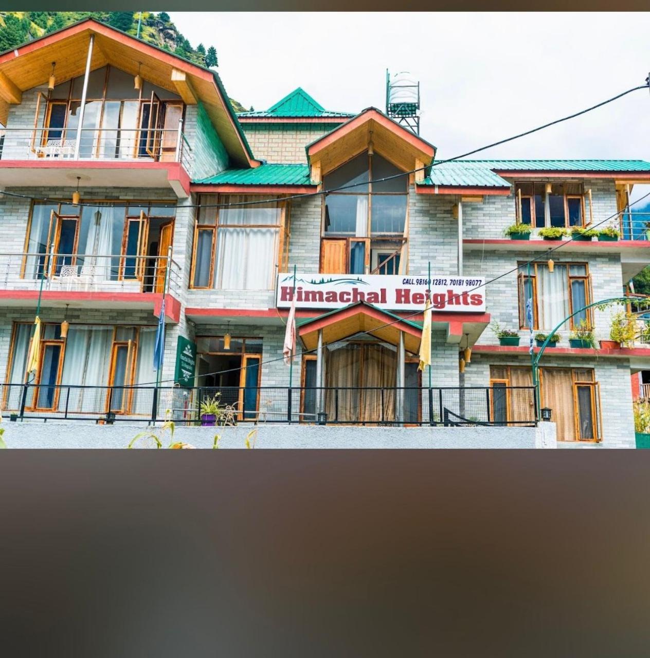 Hotel Himachal Heights Manāli Esterno foto